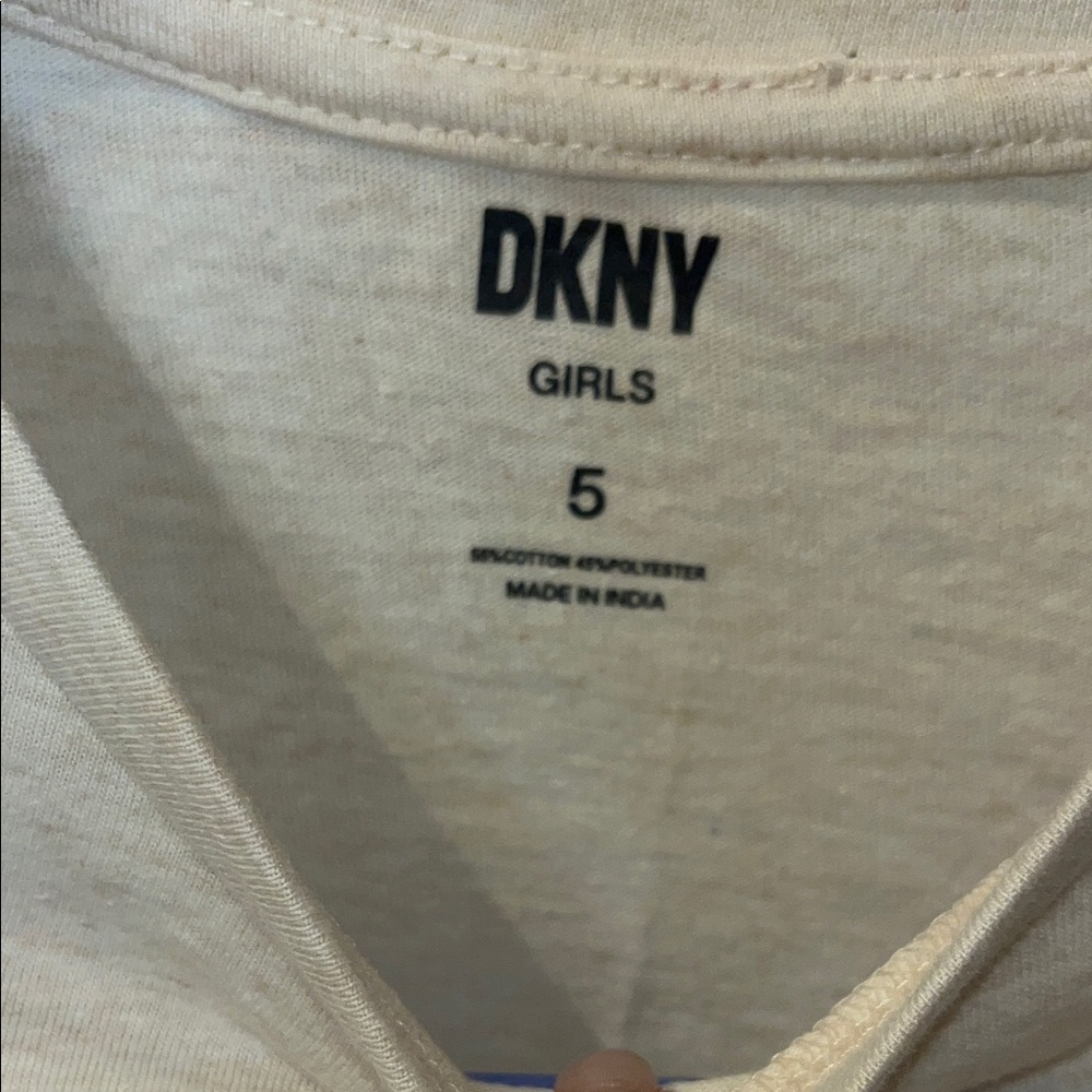 DKNY Flip Sequin Longsleeve T-Shirt NWT Girls Size 5 - Picture 3 of 7